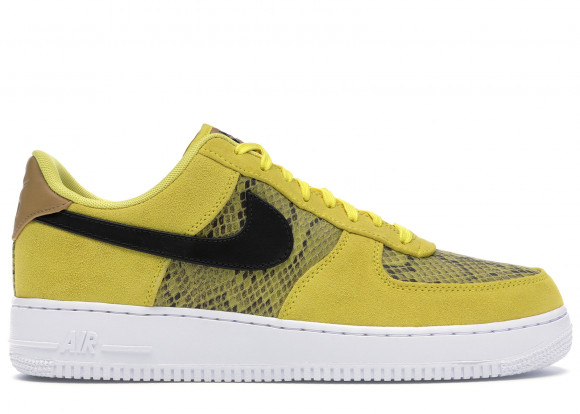 yellow snakeskin air force 1