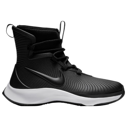 nike boots black and white