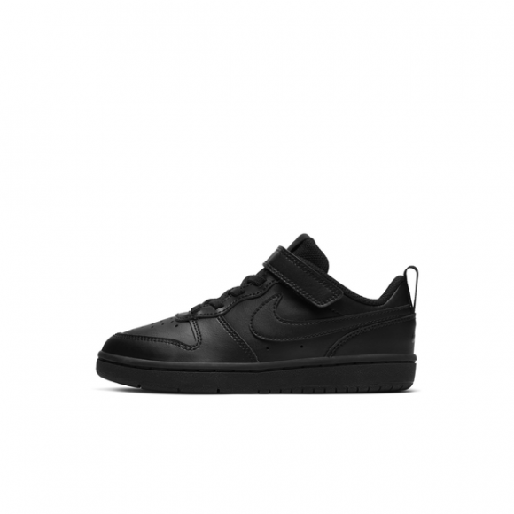 Nike Court Borough Low 2-sko til små børn - Black - BQ5451-001