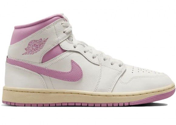 Jordan 1 Mid Sail Pink Coconut Milk (Women's) - BQ6472-162