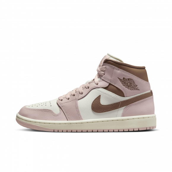 Nike Air Jordan 1 Mid Women's Shoes - Pink - BQ6472-620