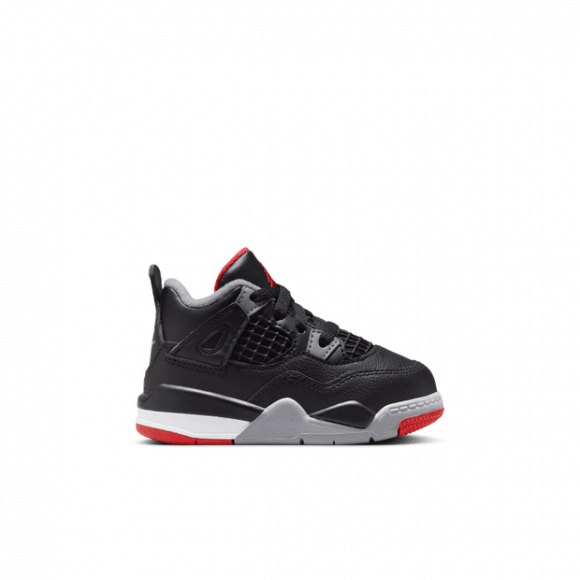 Calzado para bebé e infantil Jordan 4 Retro - Negro - BQ7670-006