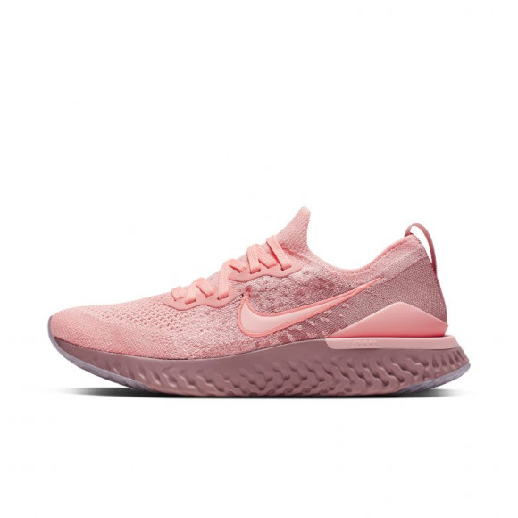 women's epic react flyknit running shoes pink