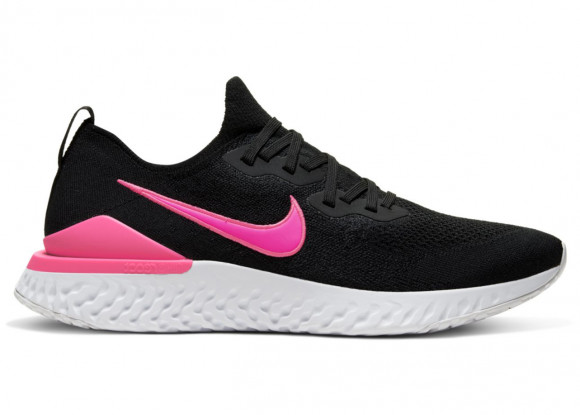 nike epic react flyknit 2 black and pink