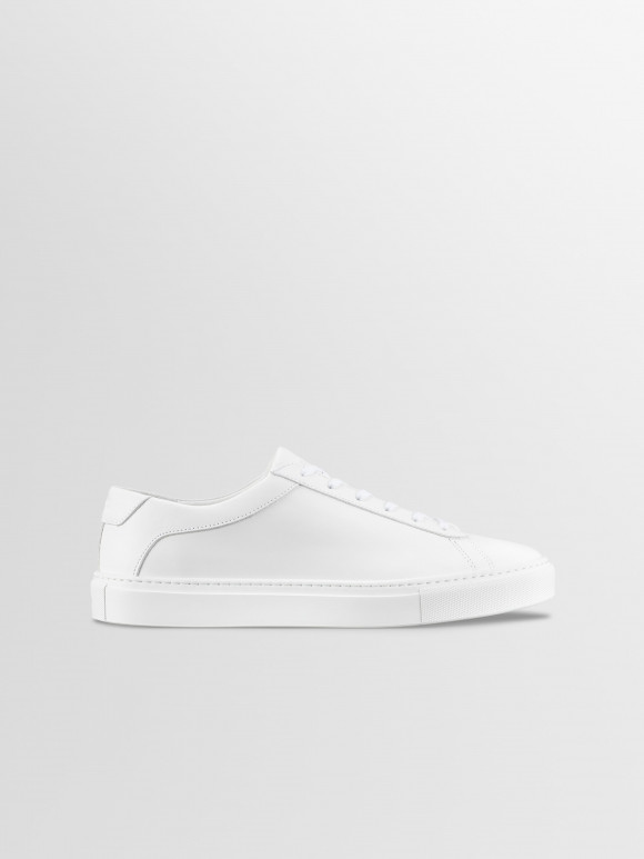 Koio | Capri In Triple White Wide Fit Men's Sneaker - CATEM090