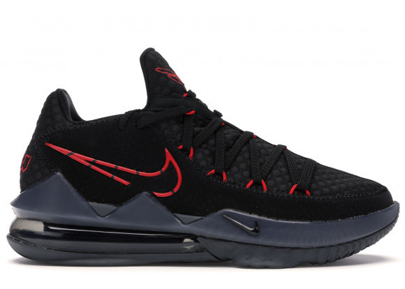 lebron 17 low black and red