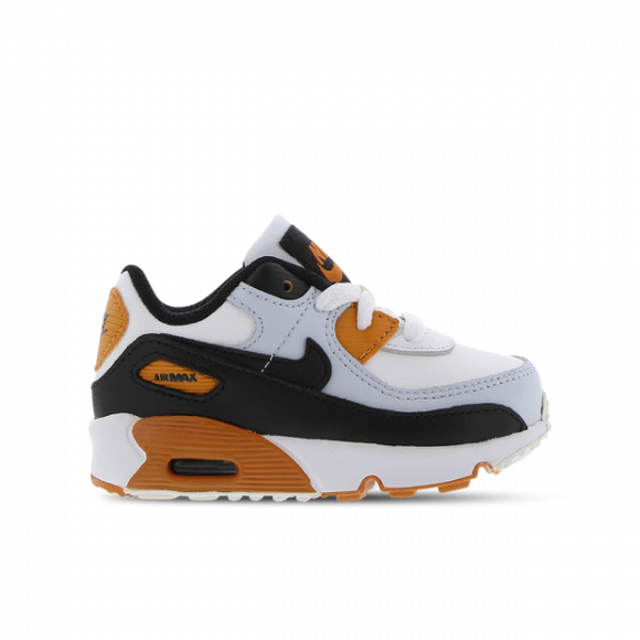 Air Max 90  Blanc/orange   - Bébé - - CD6868-023