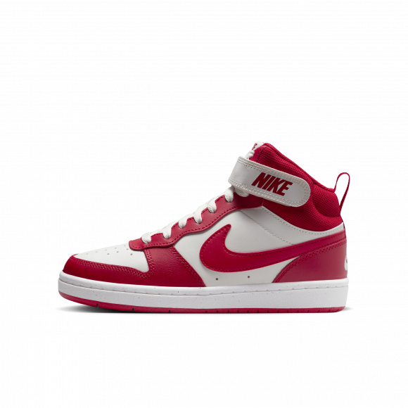 Buty dla dużych dzieci Nike Court Borough Mid 2 - Biel - CD7782-124