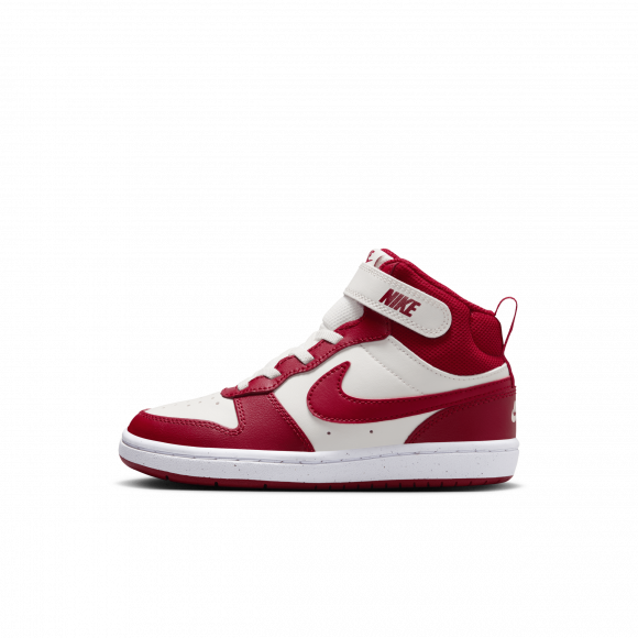 Scarpa Nike Court Borough Mid 2 - Bambino/a - Bianco - CD7783-124