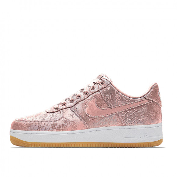 pink and gold air force 1