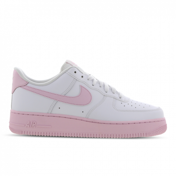 white and pink air forces