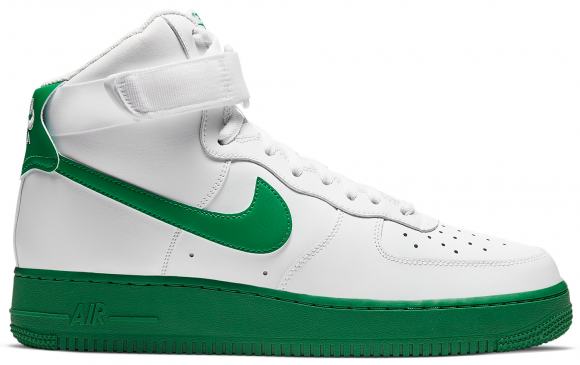 af1 white and green