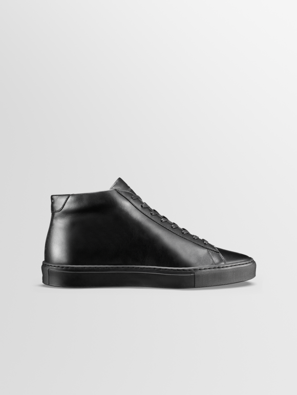 Koio | Capri Mid In Nero Men's sneaker Baseball - CMNEM090