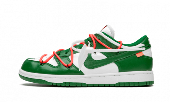 nike dunk low pine green off white