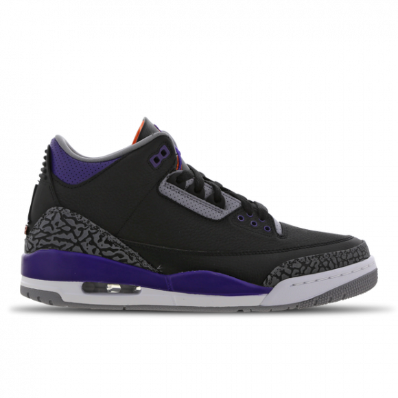 Jordan 3 Retro Black Court Purple 