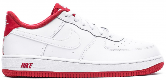 air force 1 white and university red