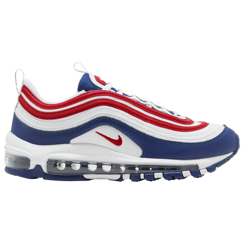nike air max 97 white blue and red
