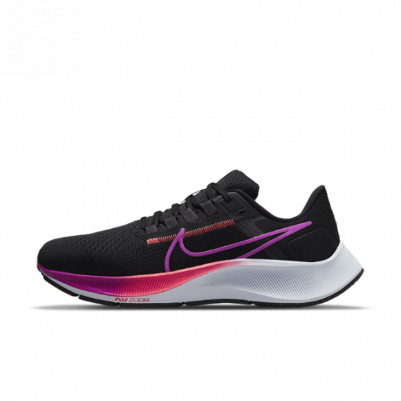 Damskie buty do biegania po drogach Nike Air Zoom Pegasus 38 - Czerń - CW7358-011