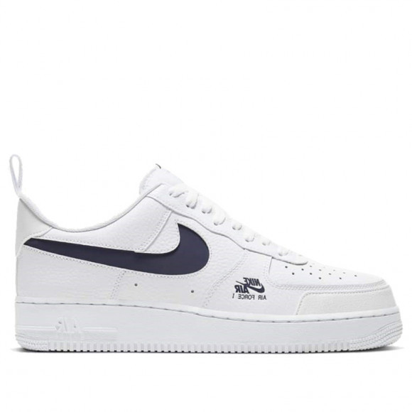 white and navy af1