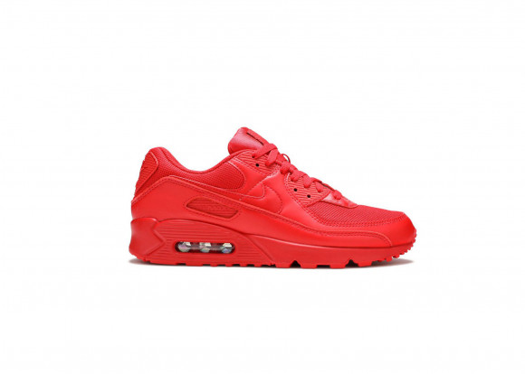 Desnudo Celda de poder a lo largo Nike Air Max 90 - Men's Running Shoes - University Red / University Red /  Black
