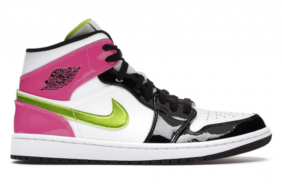 Air Jordan 1 Mid White Black Cyber Pink (2020) - CZ9834-100