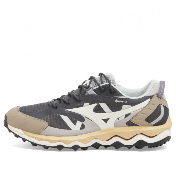 Mizuno Wave Mujin TL GTX Sneakers in Ebony/Pristine/Vintage Khaki - D1GA2373-08