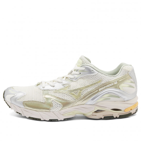 Mizuno Wave Rider 10 Sneakers in Snow White White Jade Desert Sage