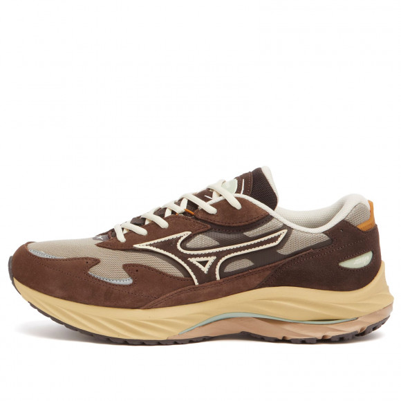 Mizuno Wave Rider Beta Sneakers in Vintage Khaki/Summer Sand/Chicory Coffee - D1GA3309-13