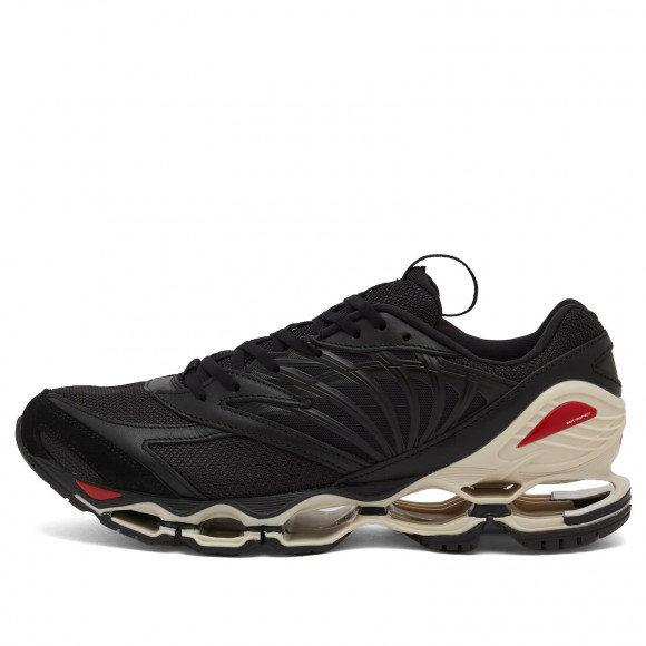 Mizuno Wave Prophecy LS Graphpaper in Black/Ivory/Red - D1GD2409-01