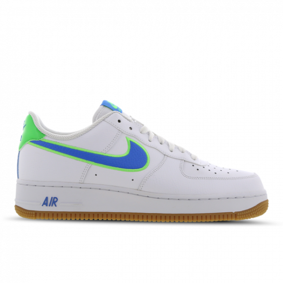 Nike Air Force 1 Low White Poison Green Photo Blue Gum - DA4660-100