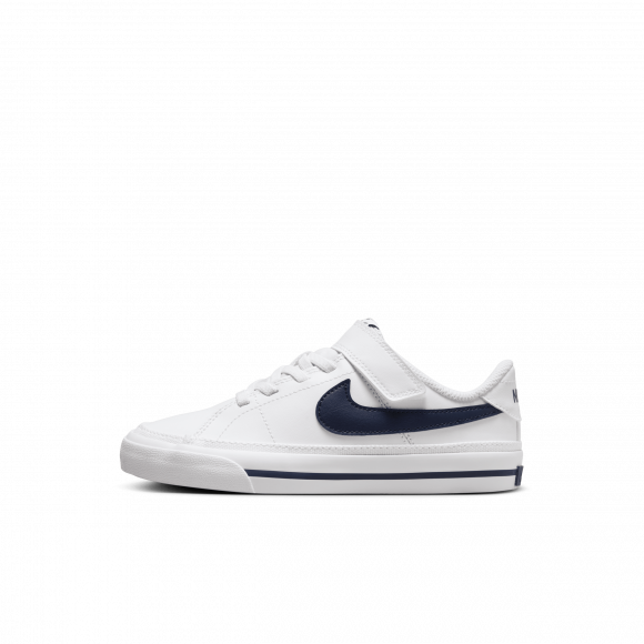 Chaussure Nike Court Legacy pour jeune enfant - Blanc - DA5381-125
