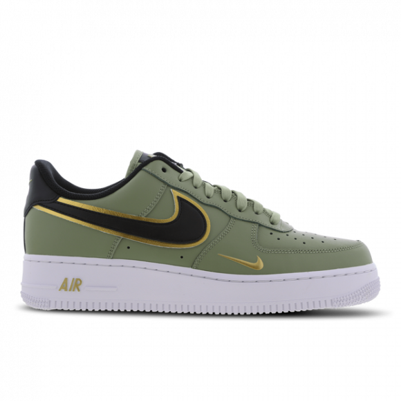 Nike Air Force 1 07 LV8 Double Swoosh Oil Green Gold DA8481-300