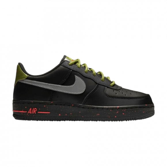 Nike Air Force 1 Low Black Asparagus (GS)