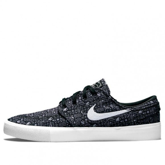 001 - Nike SB Skateboard Zoom Stefan Janoski Canvas RM Premium Black Shoes (Leisure/Low Tops/Shock - resistant/Light) DC4206 nike air max shoes for woman black friday night - absorbing/Skate/Wear