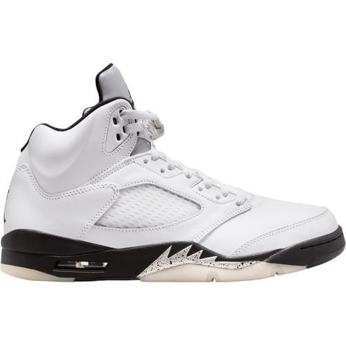 Jordan Air 5 Retro Sneaker, Weiß/schwarz-sail-metallic Silber - DD0587