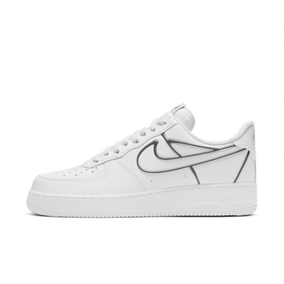 air force 1 black with white tick