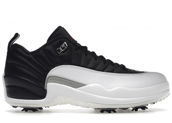 Air Jordan 12 Low Golf Shoes - Black 