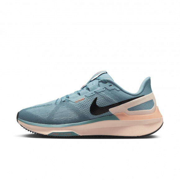 Damskie buty do biegania po asfalcie Nike Structure 25 - Niebieski - DJ7884-400