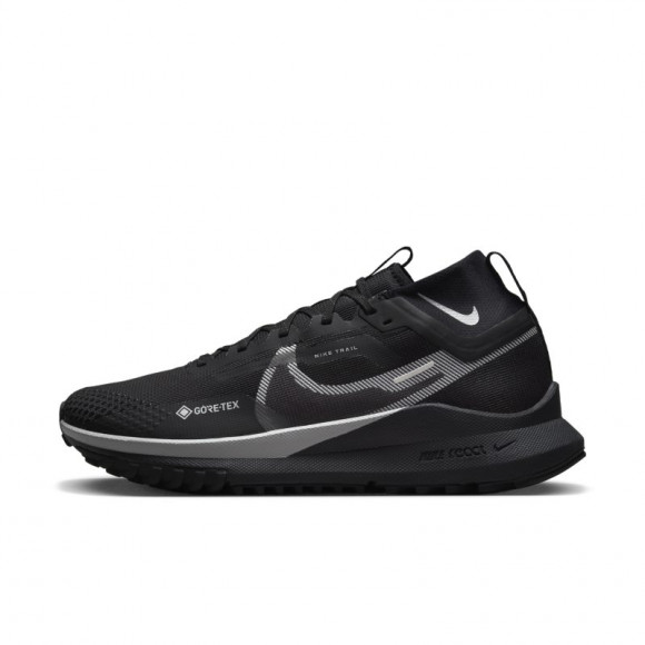 Męskie nieprzemakalne buty do biegania w terenie Nike React Pegasus Trail 4 GORE-TEX - Czerń - DJ7926-001