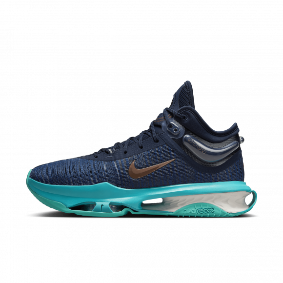 Nike Air Zoom G.t. Jump 2 The Illusionist, Obsidian/mtlc Rot Bronze-dusty Cactus - DJ9431-401