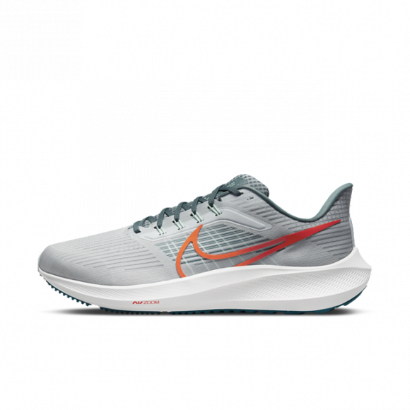 Nike Air Zoom Pegasus 39 Men's Road Running Shoes (Extra Wide) - Grey