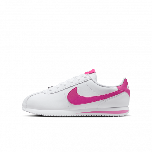 Nike Cortez sko til store barn - Hvit - DM0950-104