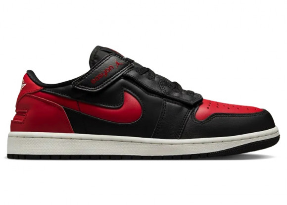 Jordan 1 Low FlyEase Black Summit White Varsity Red - DM1206-067