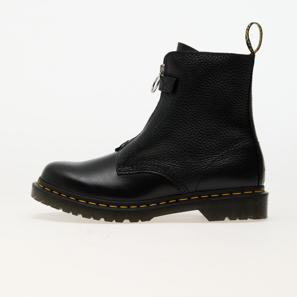 Sneakers Dr. Martens 1460 Pascal Frnt Zip Black Wanama & Black Milled Nappa EUR 41 - DM32054001