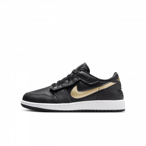 Buty dla dużych dzieci Air Jordan 1 Low FlyEase - Czerń - DN4639-071