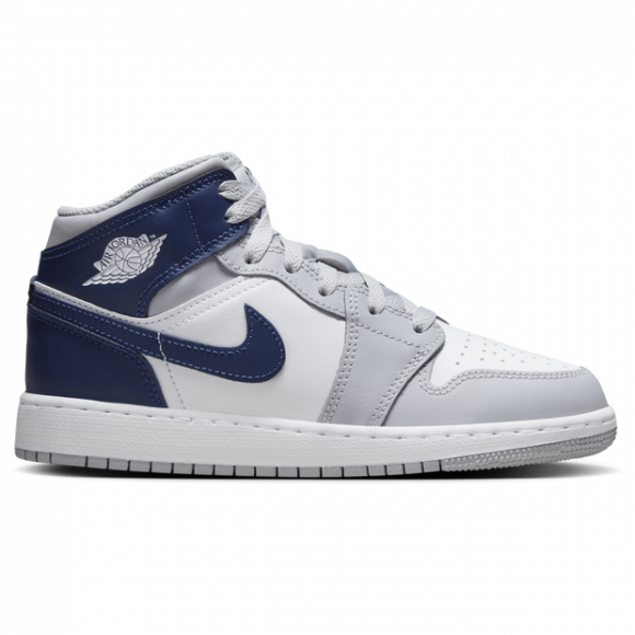 Air Jordan 1 MidSchuh für ältere Kinder - Weiß - DQ8423-104