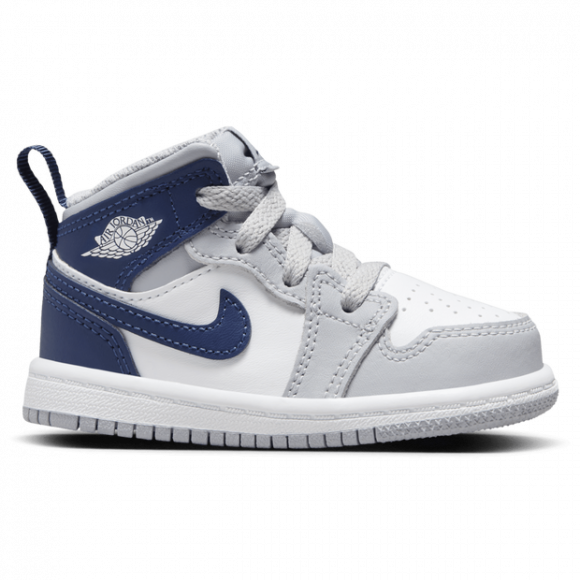 Chaussure Jordan 1 Mid pour Bébé et Petit enfant - Blanc - DQ8425-104