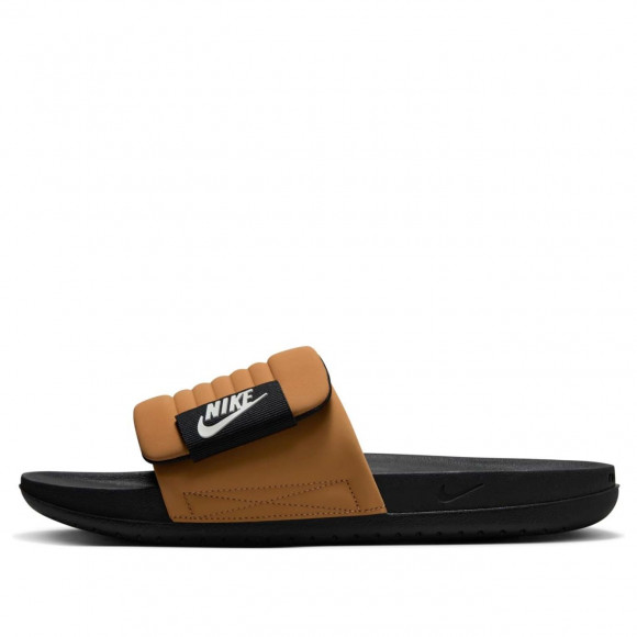 Nike Offcourt Adjust Slides Flax Black