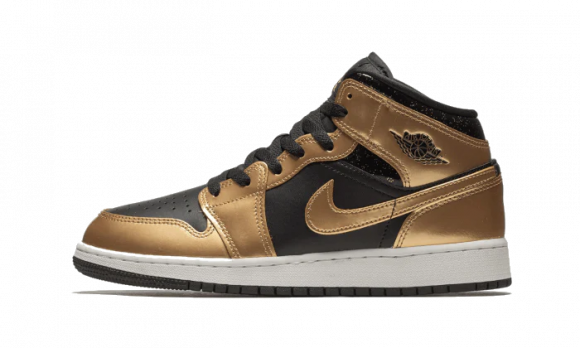 Air Jordan 1 Mid GS "Metallic Gold" - DR6967-071-CL