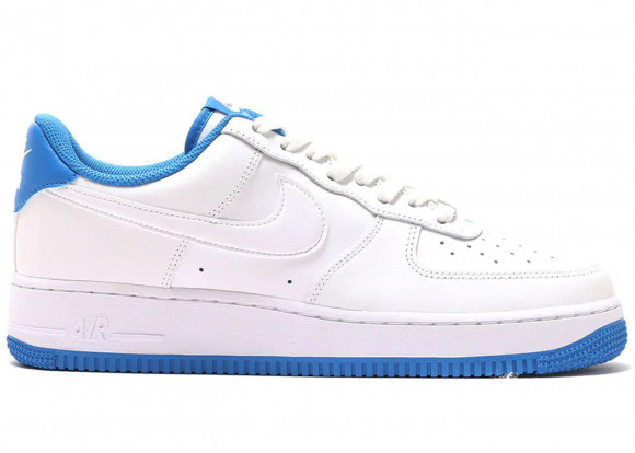 white and blue bottom air force 1